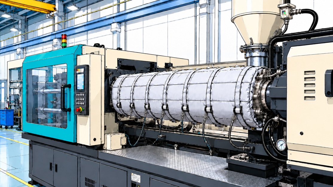 Heat-Resistant Jackets for Injection Molding Machines and Extruders